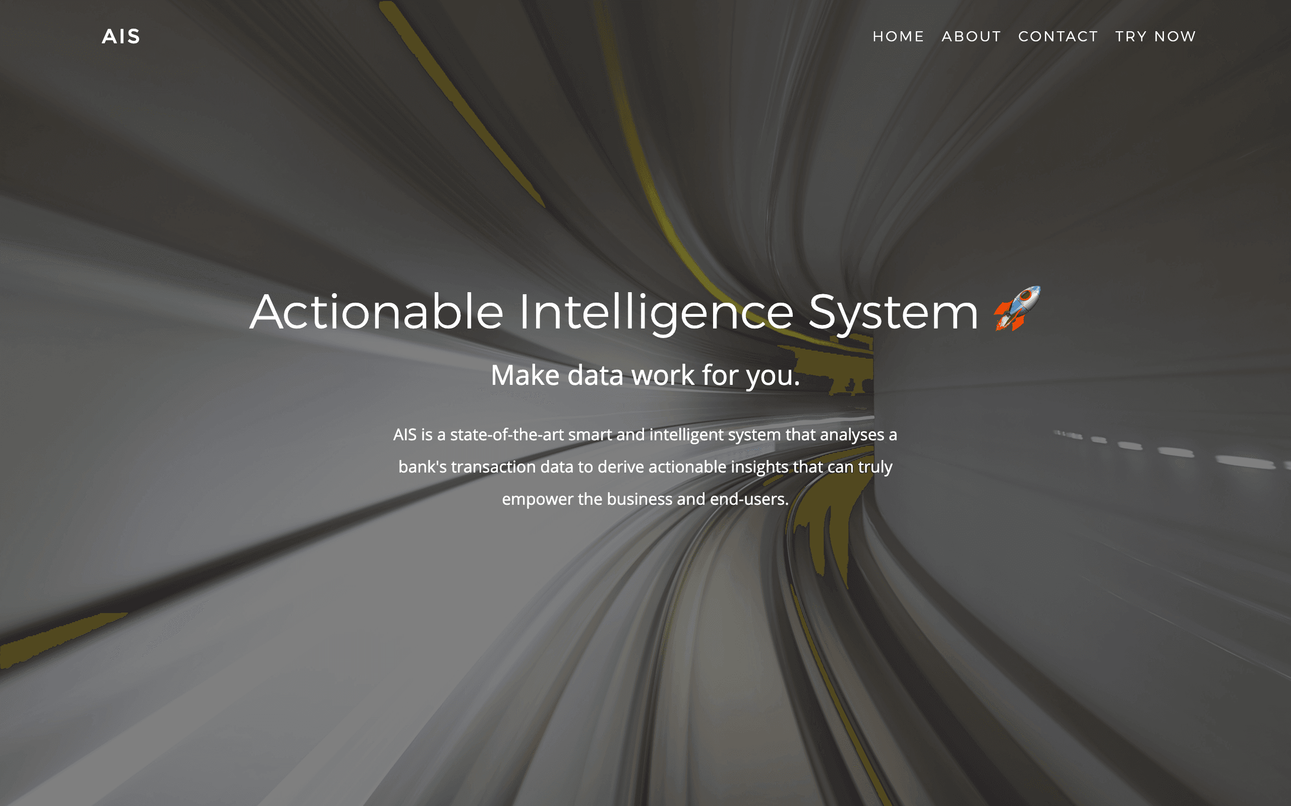 Actionable Intelligence System (AIS)